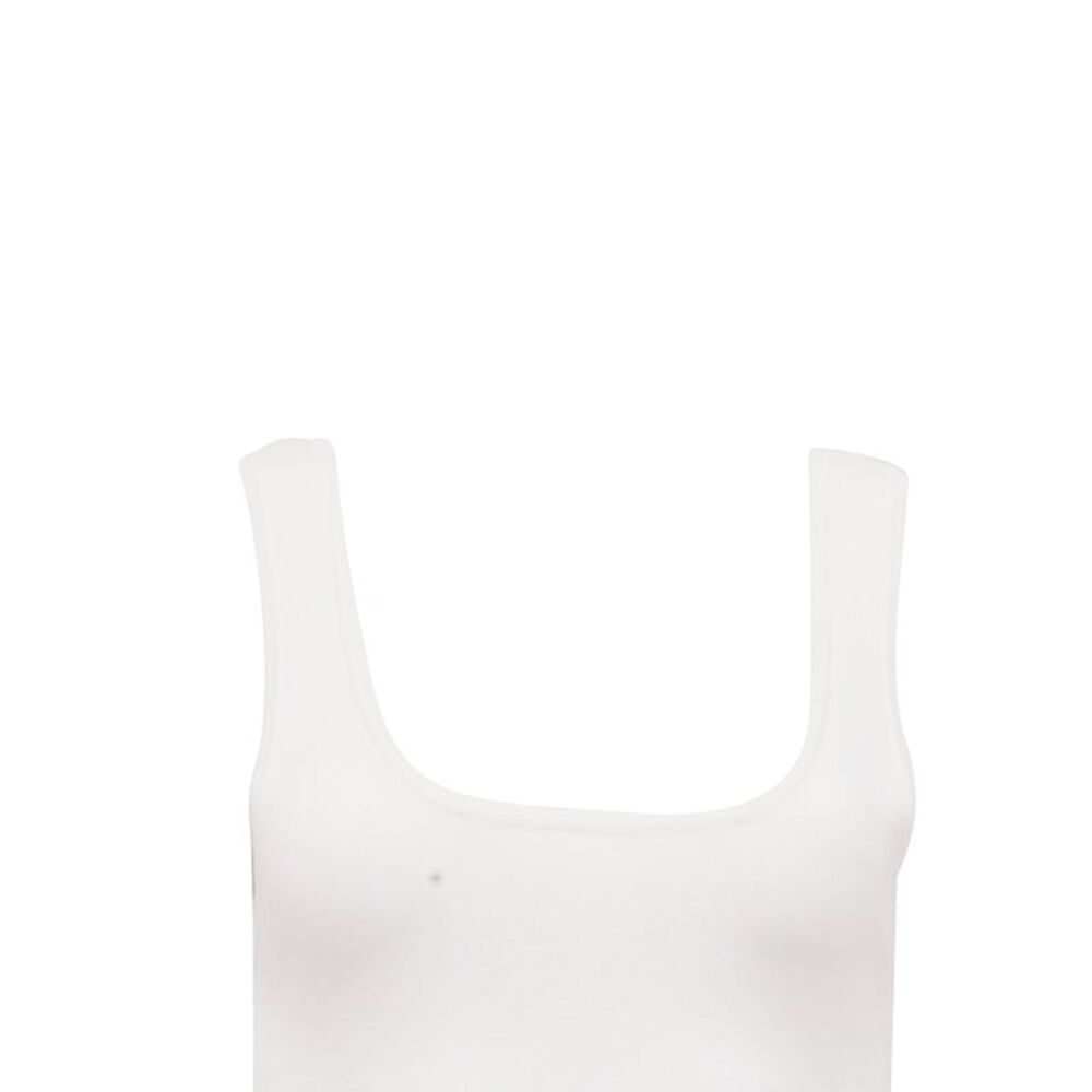 The Upside Sleeveless Mini Flared Dress in White Cotton - Picture 2 of 8